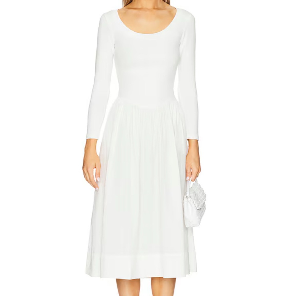 Free-est Amelia Midi dress in Ivory by Free People size S NWT